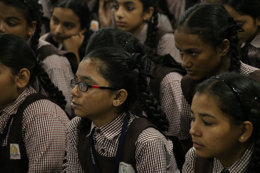 Hari Om School - Menstrual health awareness and sanitary pads distribution program - United World Foundation