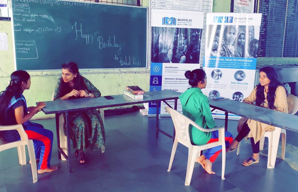 Medical Checkup - Malvi Education and Charitable Trust, Shantaba High School, Kukeri, Chikhli - United World Foundation