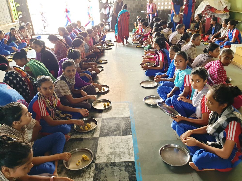 Food Outreach Program - Shantaba High School, Kukeri, Chikhli - United World Foundation