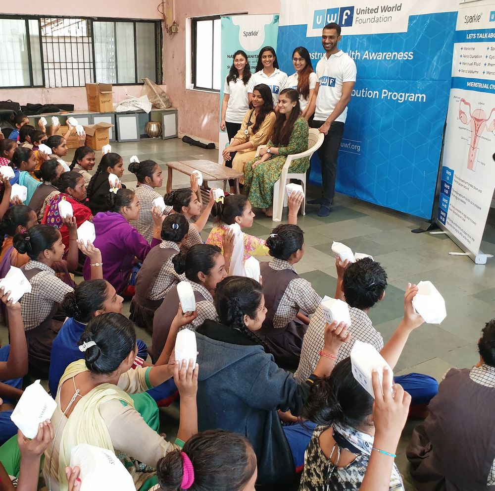 Shantaba High School Menstrual health awareness and sanitary pads distribution program - United World Foundation