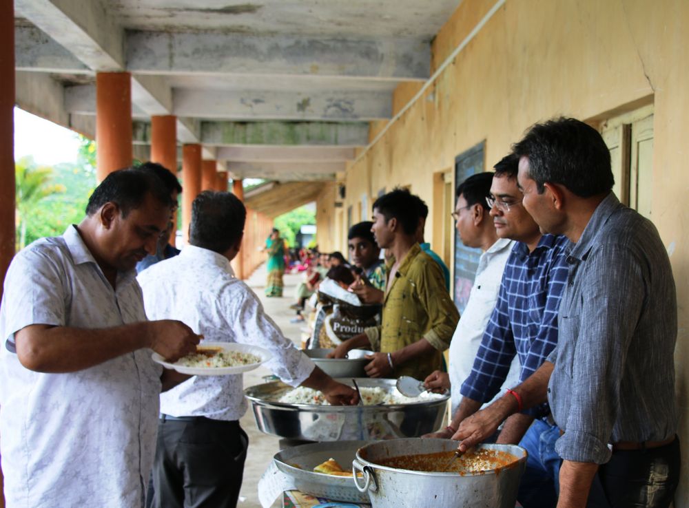 Food Outreach Program - Food Outreach Program - Shantaba High School, Kukeri, Chikhli - United World Foundation